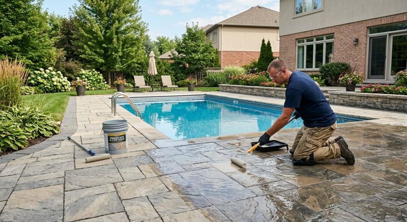 Concrete Deck Sealing in Gig Harbor, WA