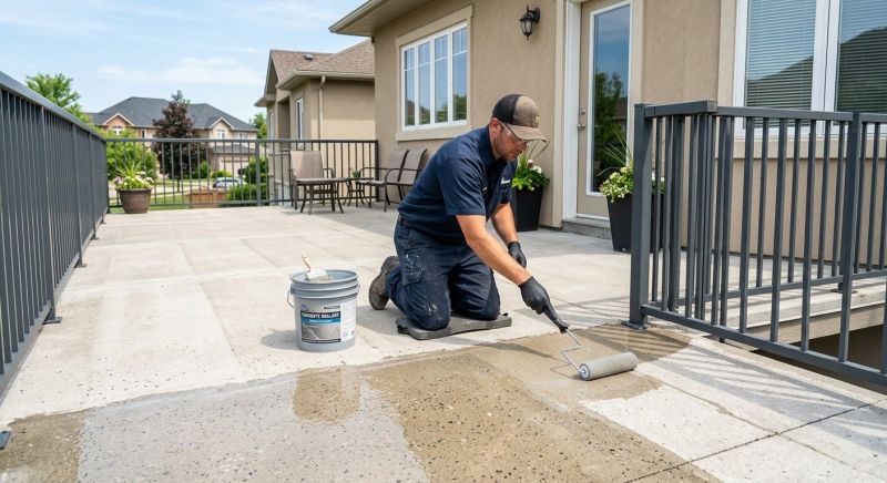 Pool Patio Sealing in Renton, WA